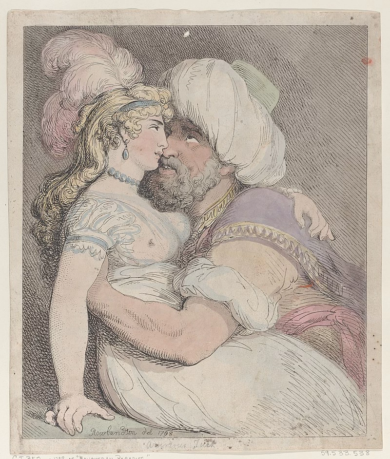 Thomas Rowlandson-159-Turco amoroso